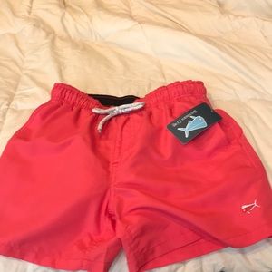 Southern Lure Swim Trunks Red//Green//Seafoam XL size big boys L